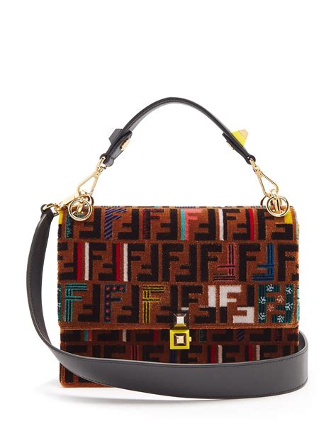 fendi velvet bag strap|fendi weekender bag.